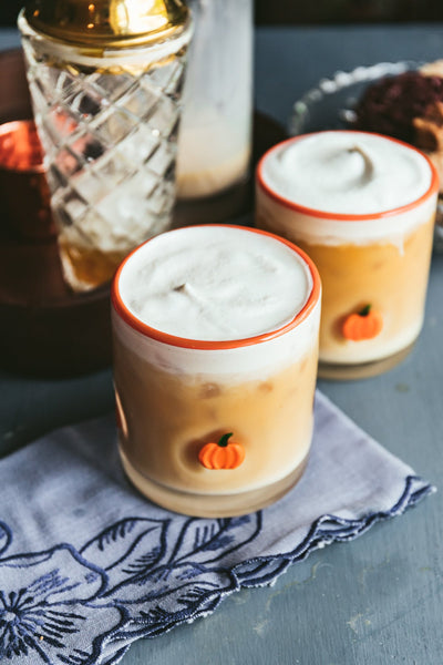Autumn Leaves Layered Iced Latte