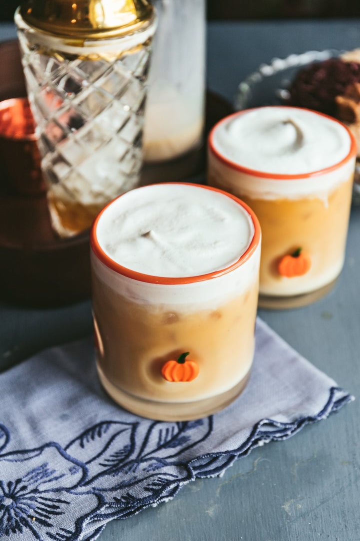 Autumn Leaves Layered Iced Latte