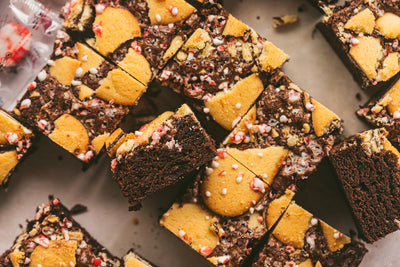 Loaded Chocolate Peppermint Pu-erh Brownies