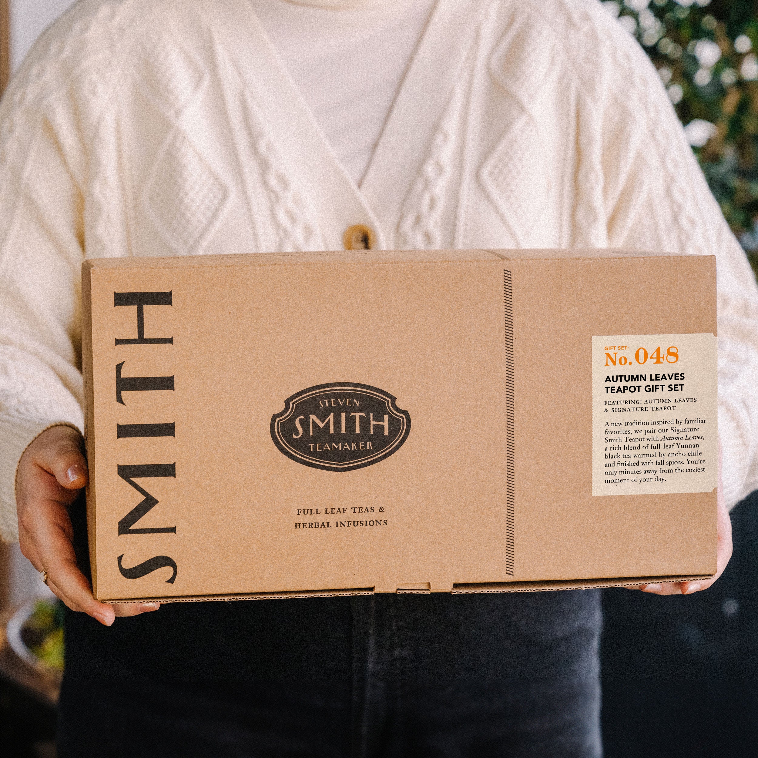 Autumn Leaves Teapot Gift Set