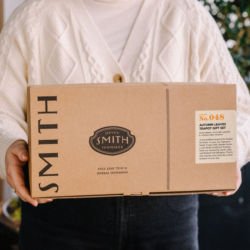 Autumn Leaves Teapot Gift Set