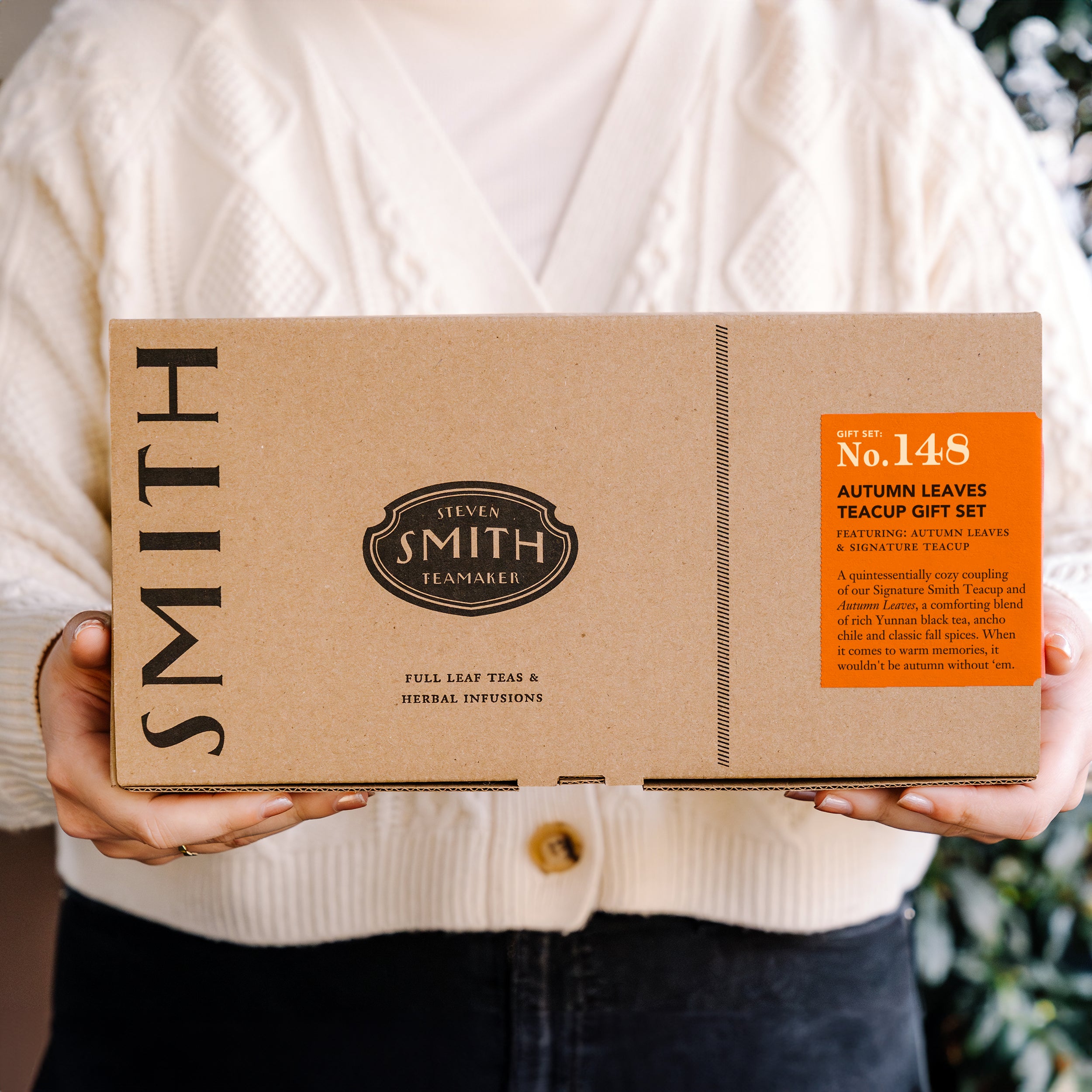 Autumn Leaves Teacup Gift Set