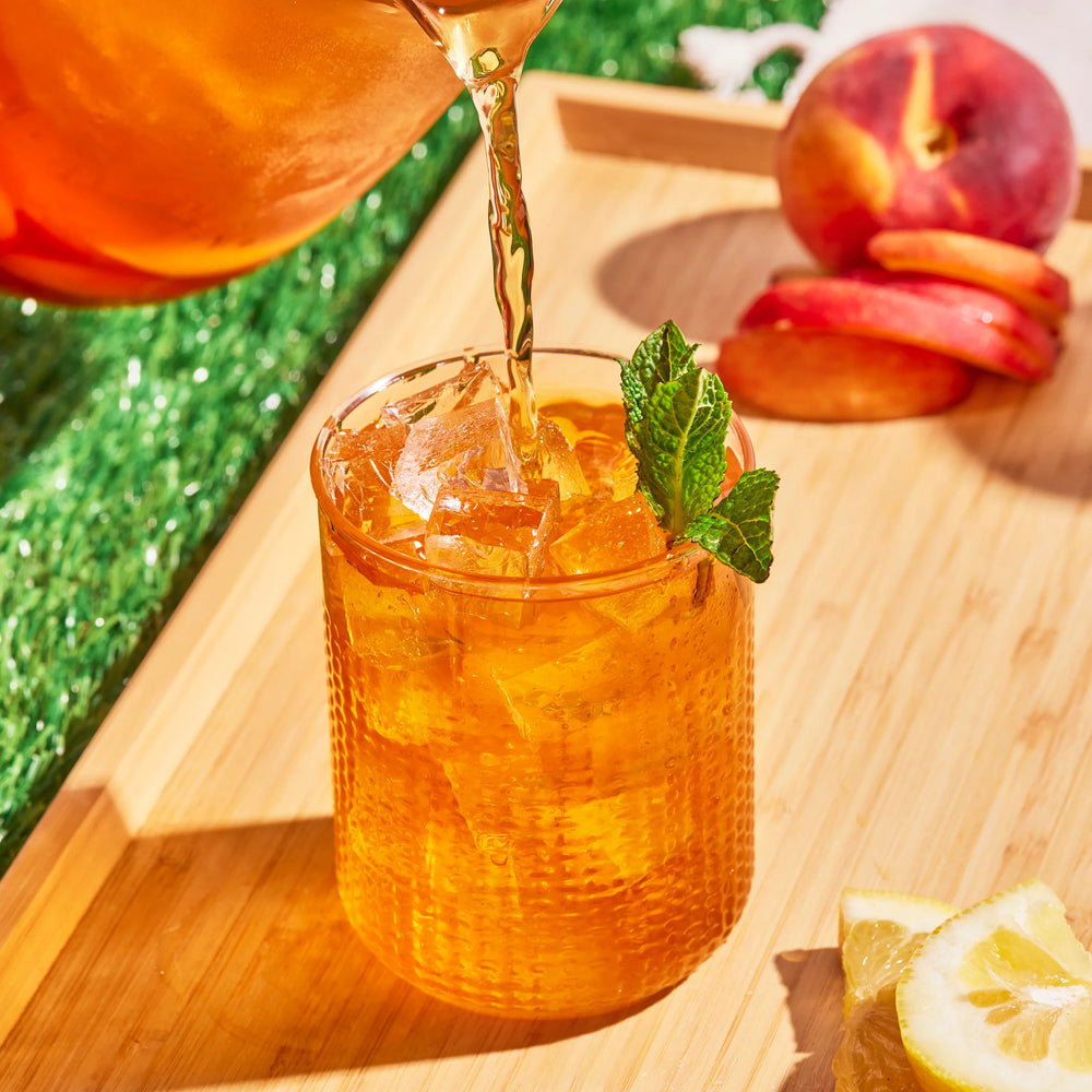 Ginger Peach Iced Tea