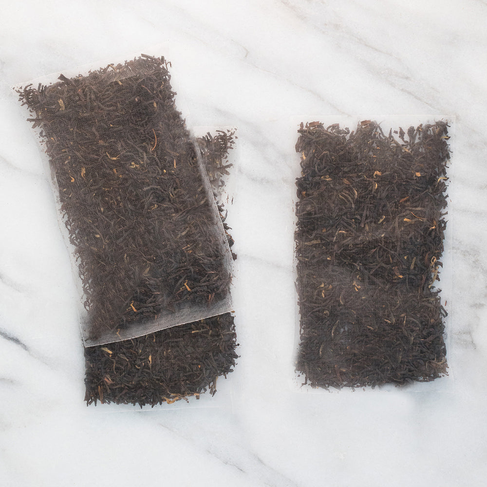 Three sachets of full leaf Exceptional Black Iced Tea.